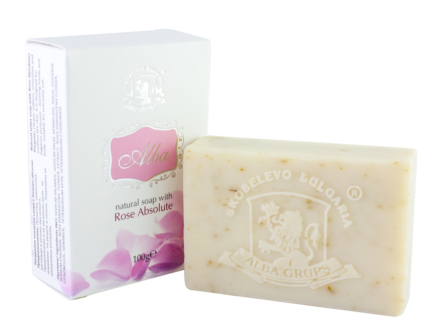Natural Soap - with Rose Absolute (100g)