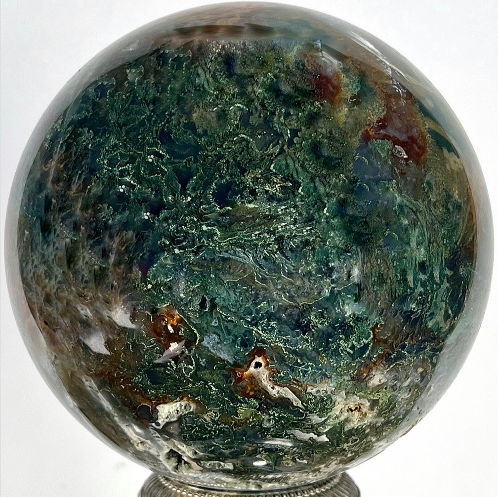 Polished Ocean Jasper Sphere