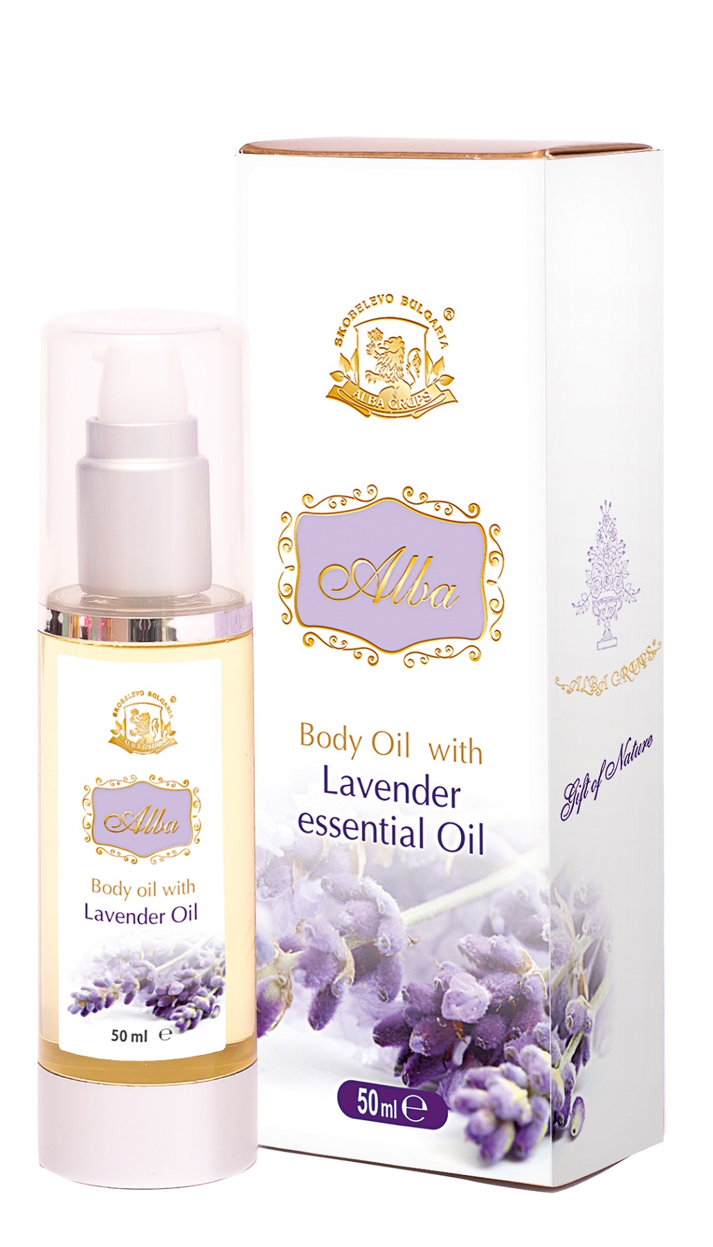 Body oil with Lavender essential oil - 50 ml