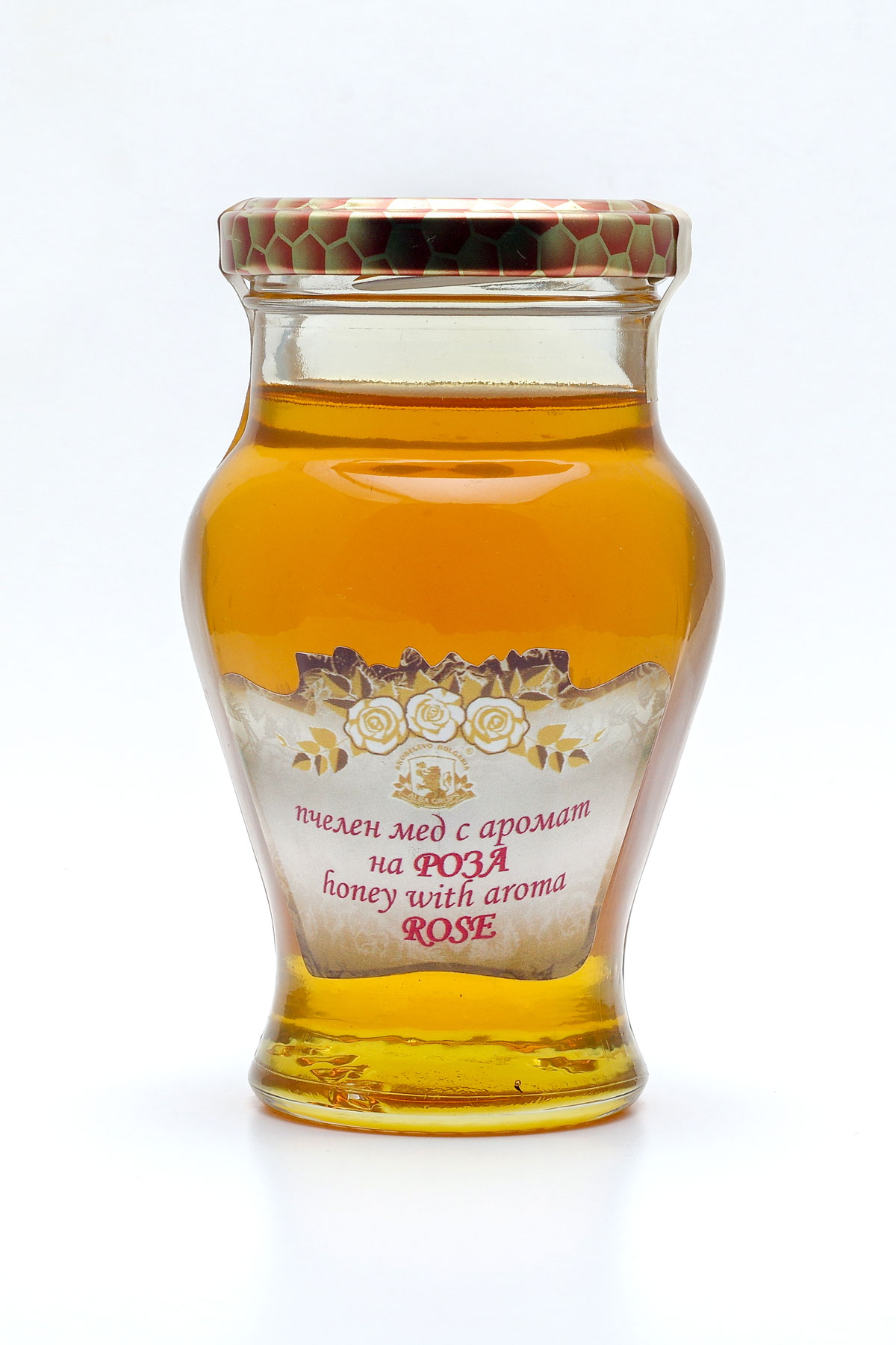 Bee honey with aroma Roses - 260 gr