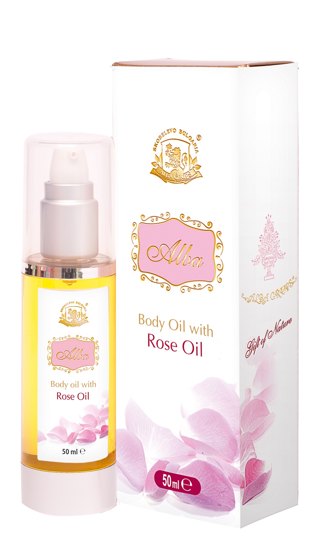 Body oil with Rose absolutes - 50 gr