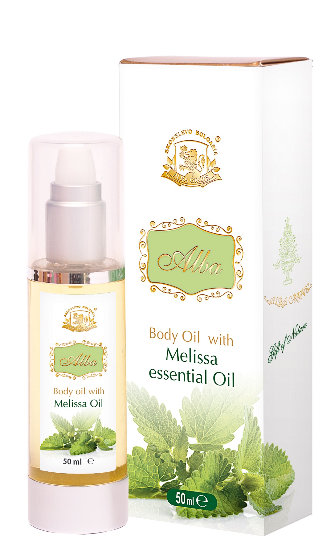 Body oil with Melissa essential oil - 50 ml