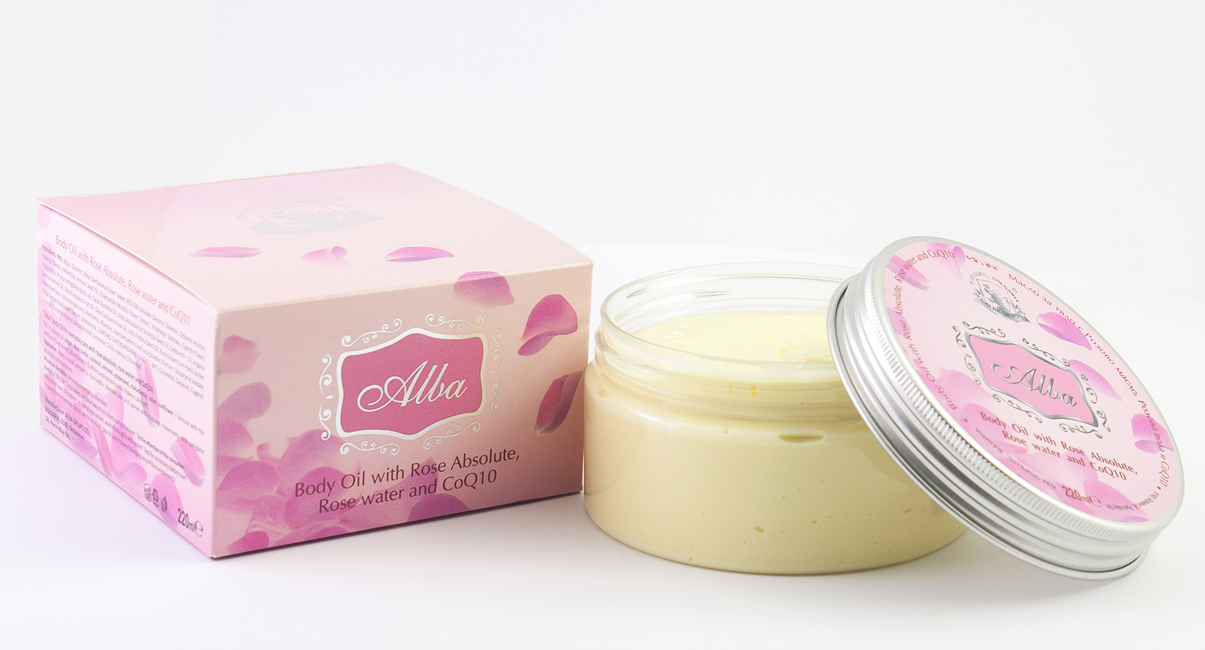 Body Oil with Rose Absolute, Rose water and CoQ10 - 220 ml